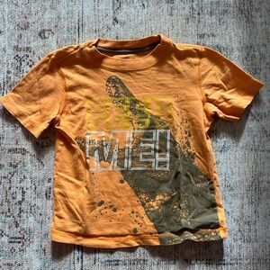 Old Navy Orange Crocodile Graphic Tee